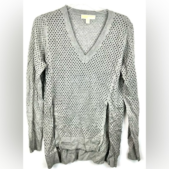 Michael Kors Sweaters - Michael Kors Women’s Grey Long Sleeve Sweater Size Medium